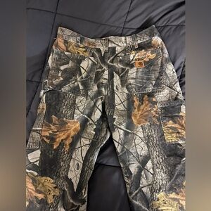 Vintage Carhartt Realtree Camo Dungarees 34x32